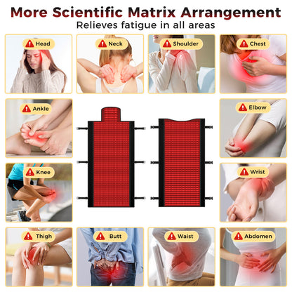 Infrared Full-Body Heating Recovery Mat – 42°C Red Light Therapy