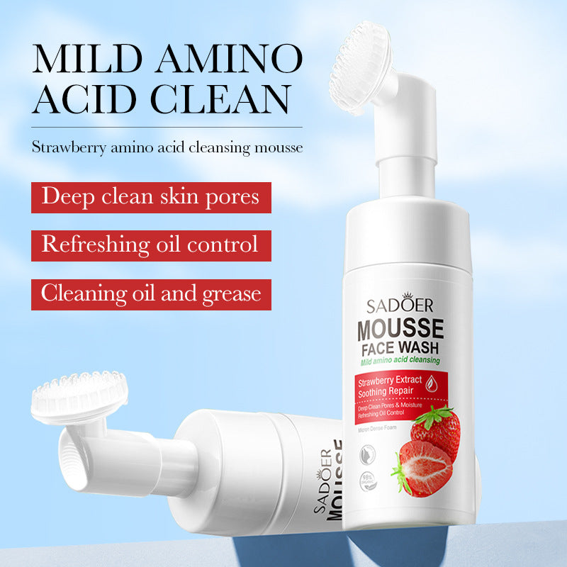 Chlorophyll Amino Acid Cleansing Mousse – Gentle Foaming Face Wash (Multiple Variants)