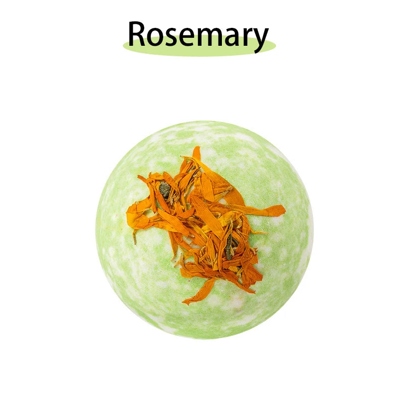 100g Organic Bath Gift Natural Mini Handmade Bathing Foot Spa Bomb Rich Essential Oils Moisturizing Dry Skin Relaxing Scent