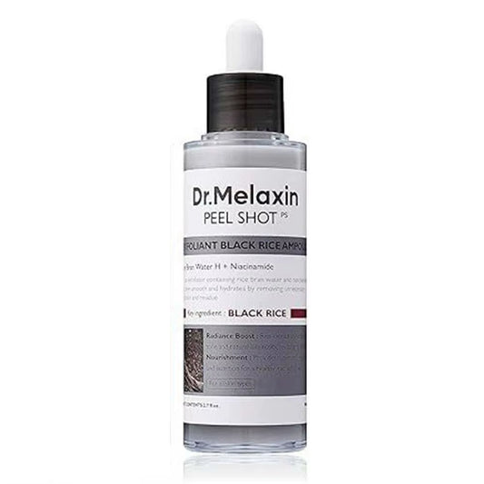 Dr. Melaxin Peel Shot Glow Rice Exfoliating Ampoule - Gentle Exfoliating Scrub for Face and Body, Suitable for All Skin Types, Korean Skincare