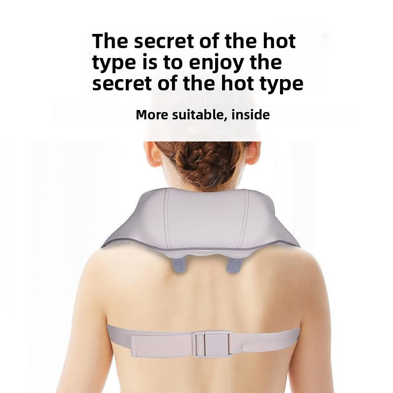 Rechargeable Heating Neck Massager – Kneading Shoulder & Cervical Relief