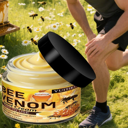 Bee Venom Joint Cream 120g - Moisturizes & Cares for All Joints & Skin, Light, Fast Absorption & Non-Sticky, Multi-Part Use