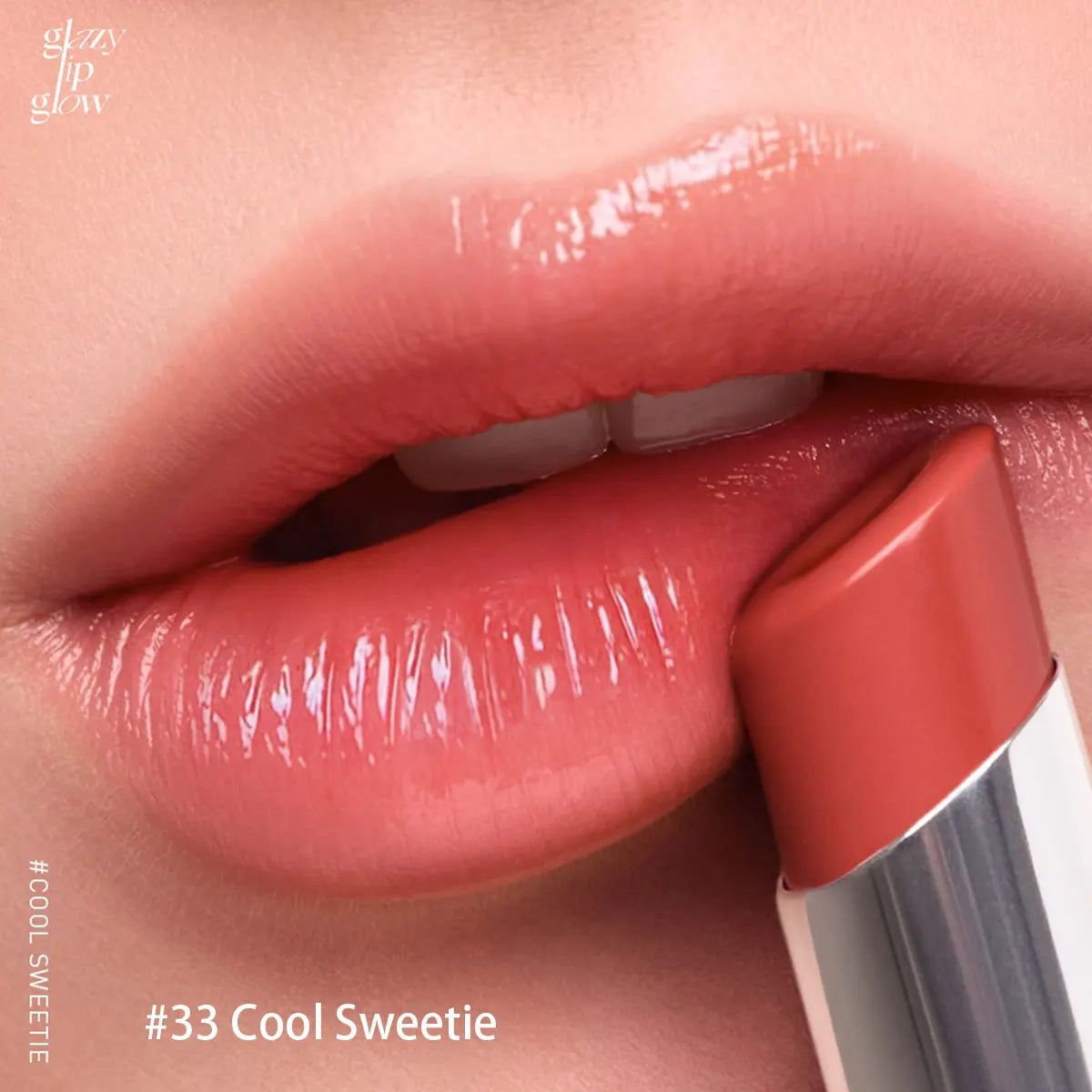 [ClearanceSale] 3CE Glazy Lip Glow 33 Cool Sweetie,Glossy Glaze Texture,Hydrating&Non-Sticky,Daily Office,K-Beauty,Korean Makeup