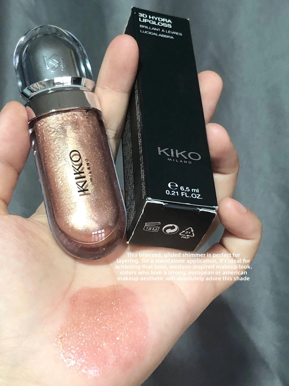 KIKO 3D Mirror Lip Gloss – Italian High-Shine Lip Glaze, view 17