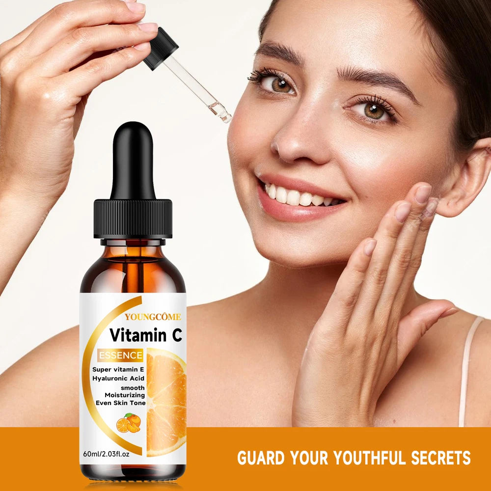 YOUNGCOME Vitamin C Wrinkle Remover Face Serum Lifting Firming Fade Fine Lines Anti-aging Essence Whitening Nourish Skin Care