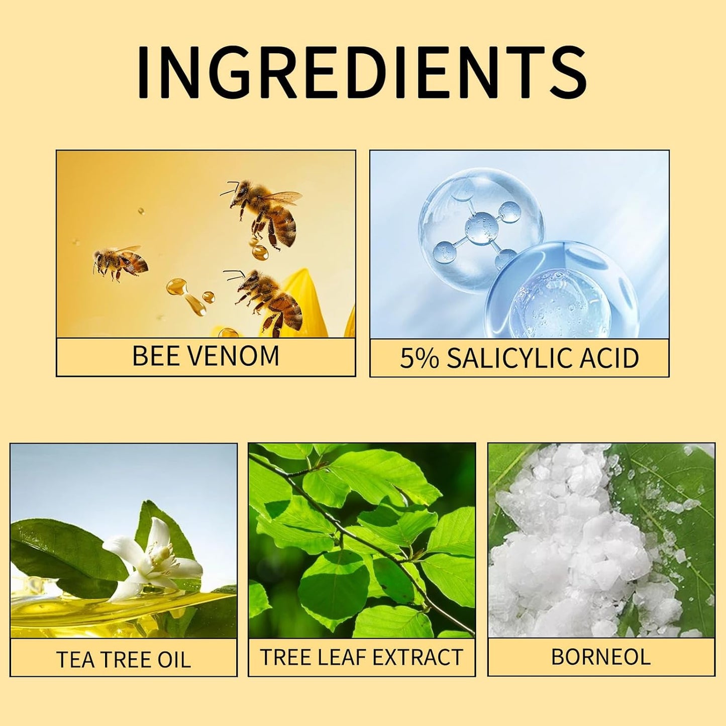 2-Pack Bee Venom Cream - Advanced Skin Treatment for All Body Areas (2.12 Oz)