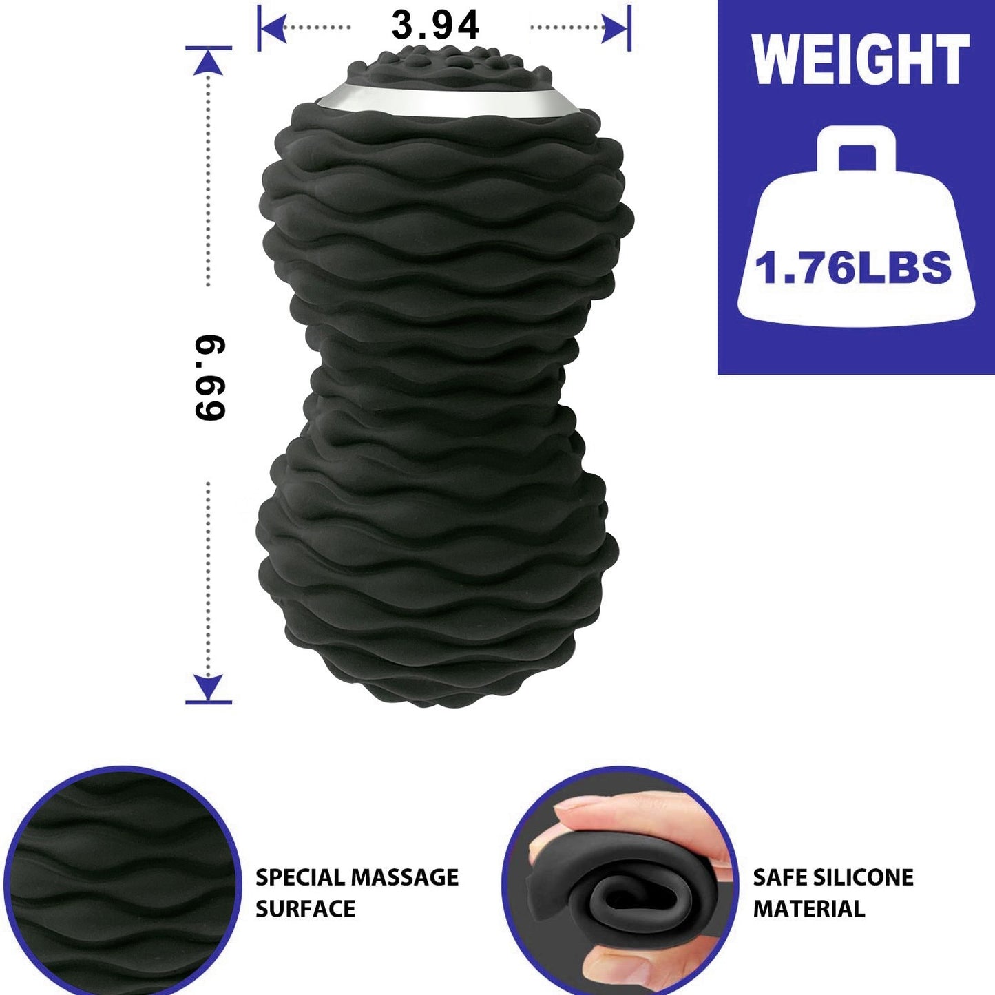 Electric Vibrating Double Massage Ball – Muscle & Fascia Roller