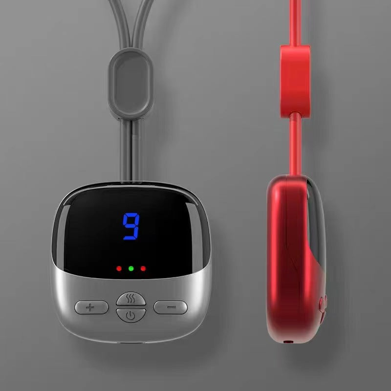 Portable Rechargeable Neck Massager with Heat and EMS, view 7