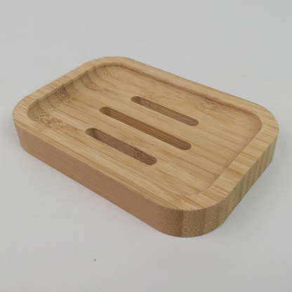 Bamboo and Wood Soap Dish Storage Box