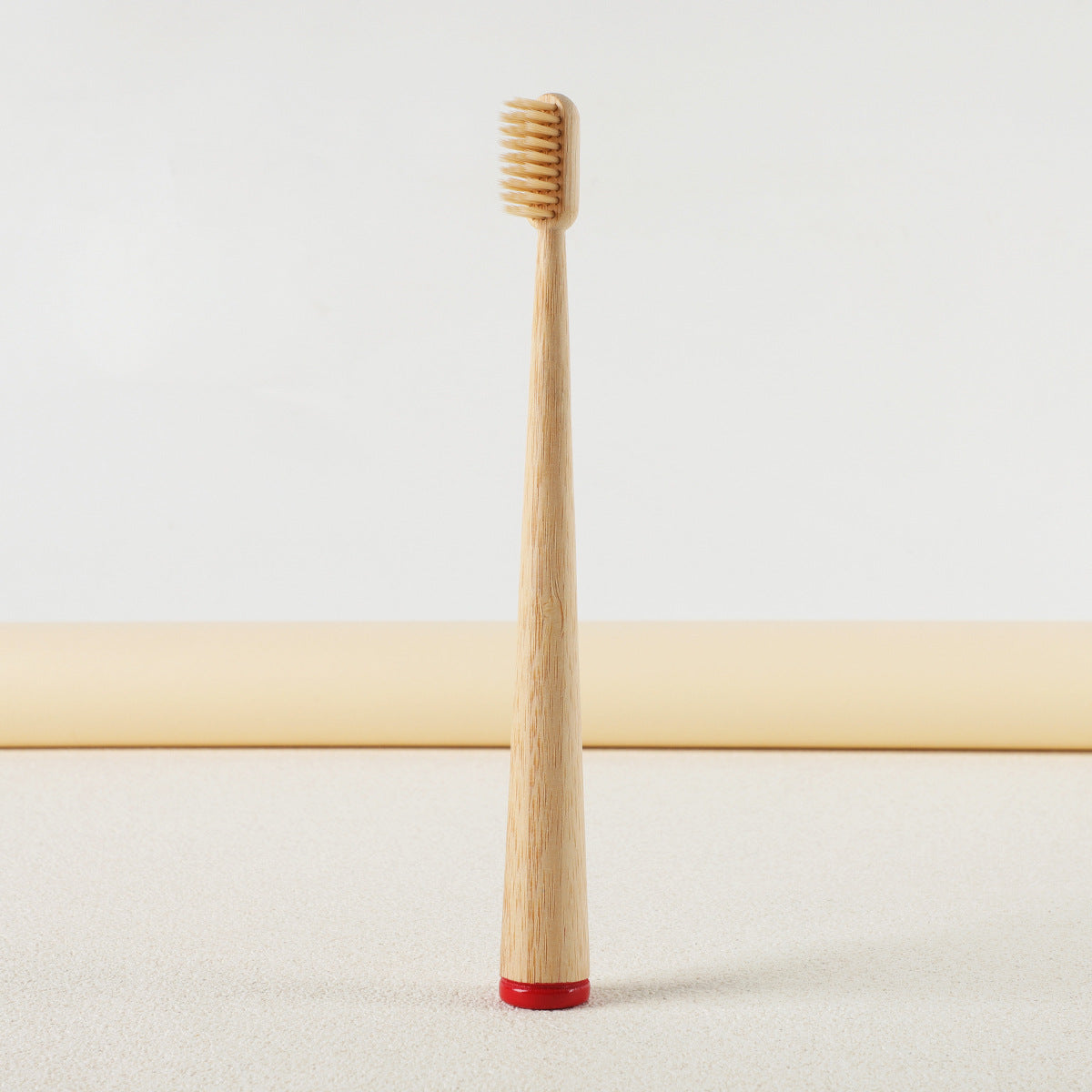 Bamboo Standing Toothbrush – Natural Bristle Eco-Friendly Adult Toothbrush, view 7