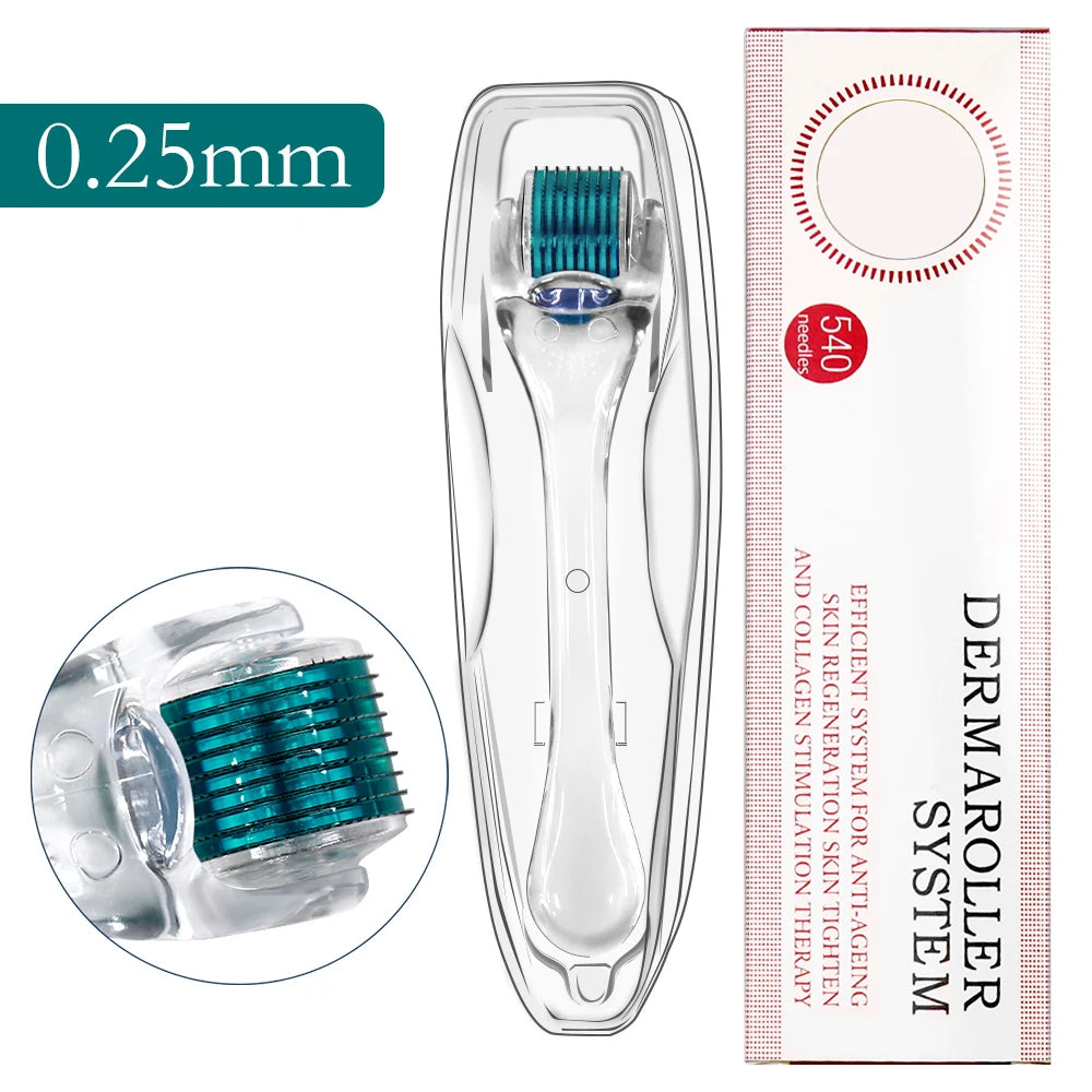 Professional Microneedling Derma Roller – Face, Beard & Scalp Care
