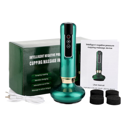 Electric Cupping Therapy Set – Heated Massage & Suction Recovery Kit