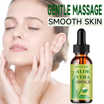 YOUNGCOME Aloe vera essential oil Anti Aging Firming Skin Face Moisturizing Relaxing Massage Oil Hair Repair Skin Care Body Oil