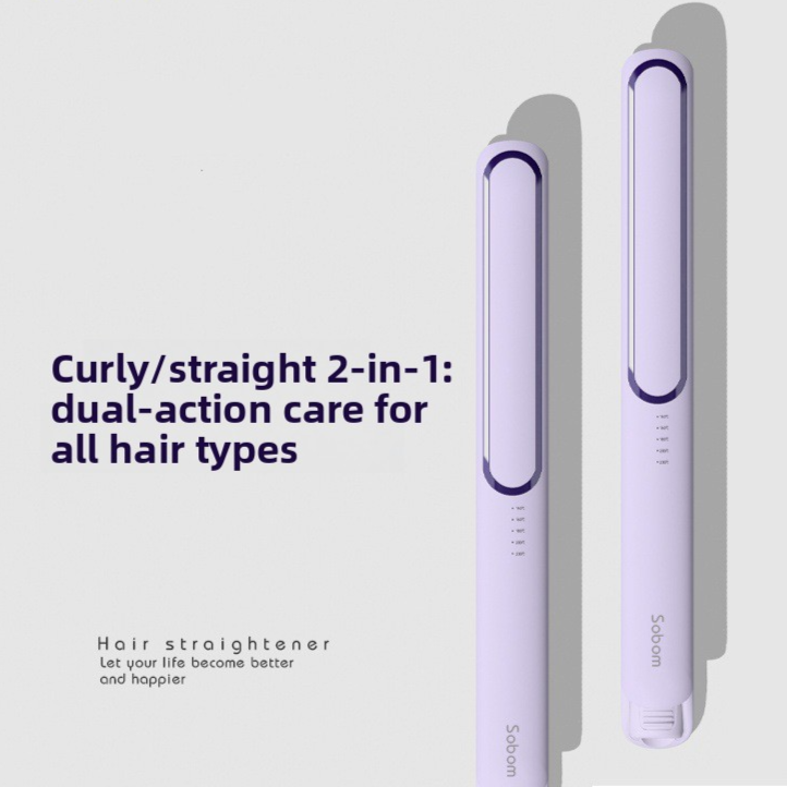 Dual Use Hair Straightener and Curler