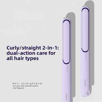 Dual Use Hair Straightener and Curler