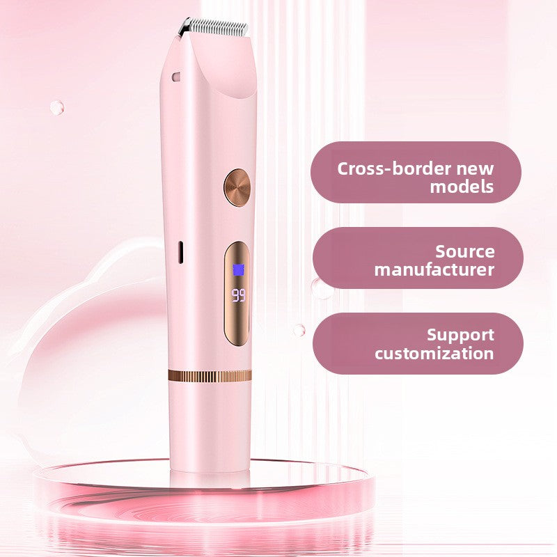 Electric Full-Body Hair Trimmer USB Rechargeable | Waterproof Pink Blue Purple Painless