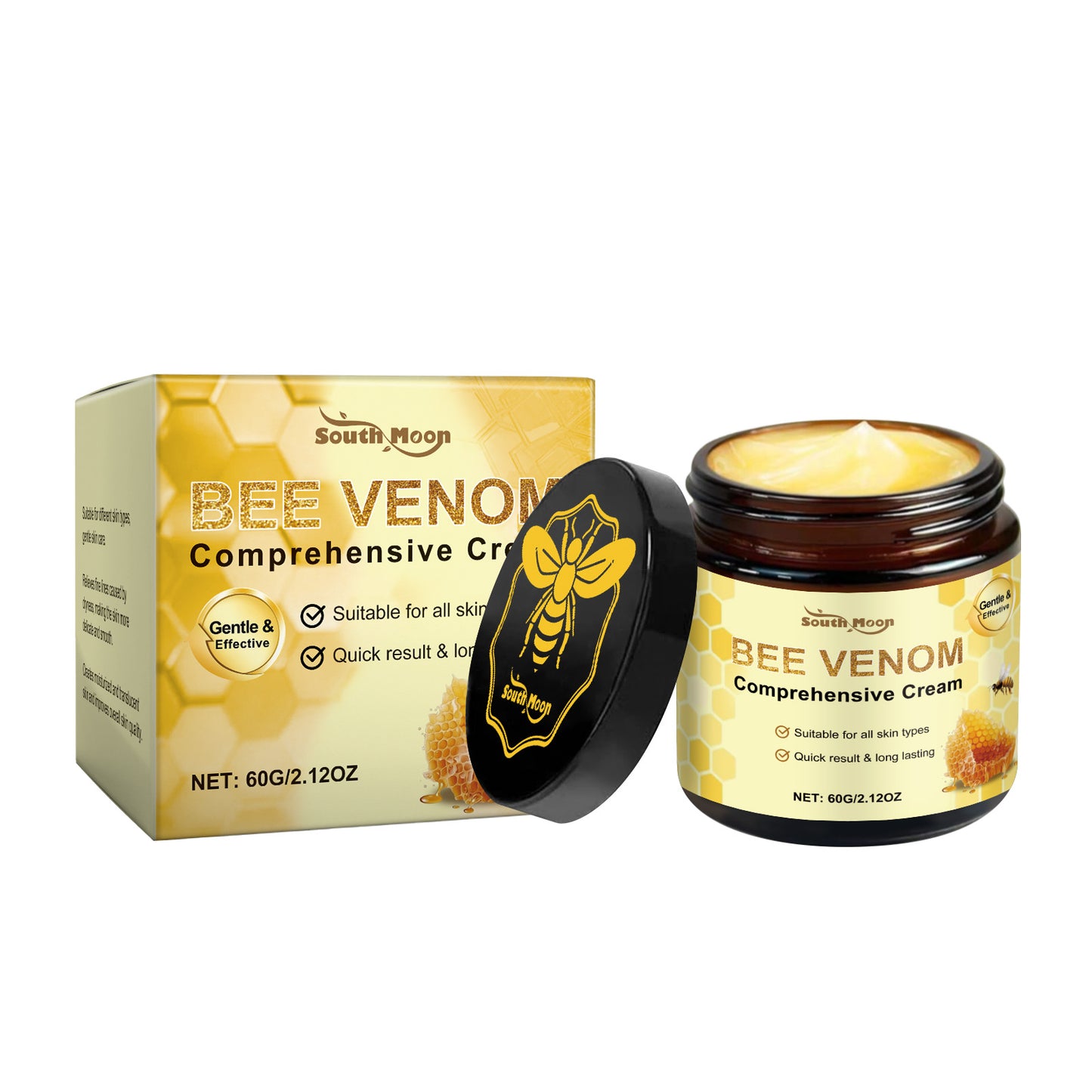 Bee Venom Moisturizing Cream 60g – Daily Nourishing Skin Care