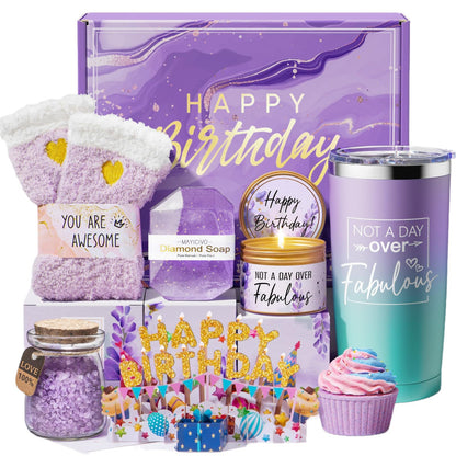 Luxury Bath Gift Set with Eye Mask ? Lavender, Sea, Rose Relaxation Kit for Self-Care Gifts