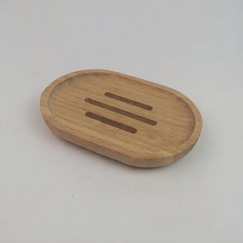 Bamboo and Wood Soap Dish Storage Box