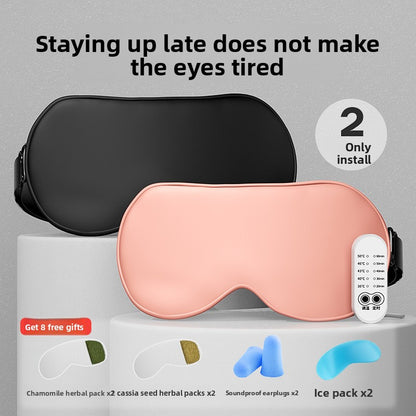 Heated Silk Eye Mask – USB Warming Sleep & Eye Relief Mask