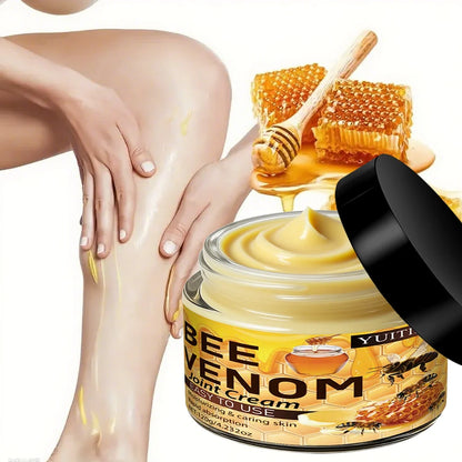 Bee Venom Joint Cream 120g - Moisturizes & Cares for All Joints & Skin, Light, Fast Absorption & Non-Sticky, Multi-Part Use