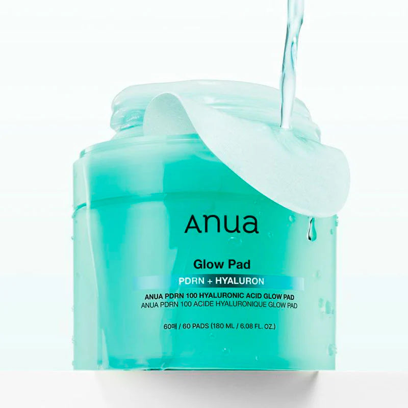 Anua PDRN Hyaluronic Glow Pads – Hydrating Radiance Toner Pads (60 Pads)